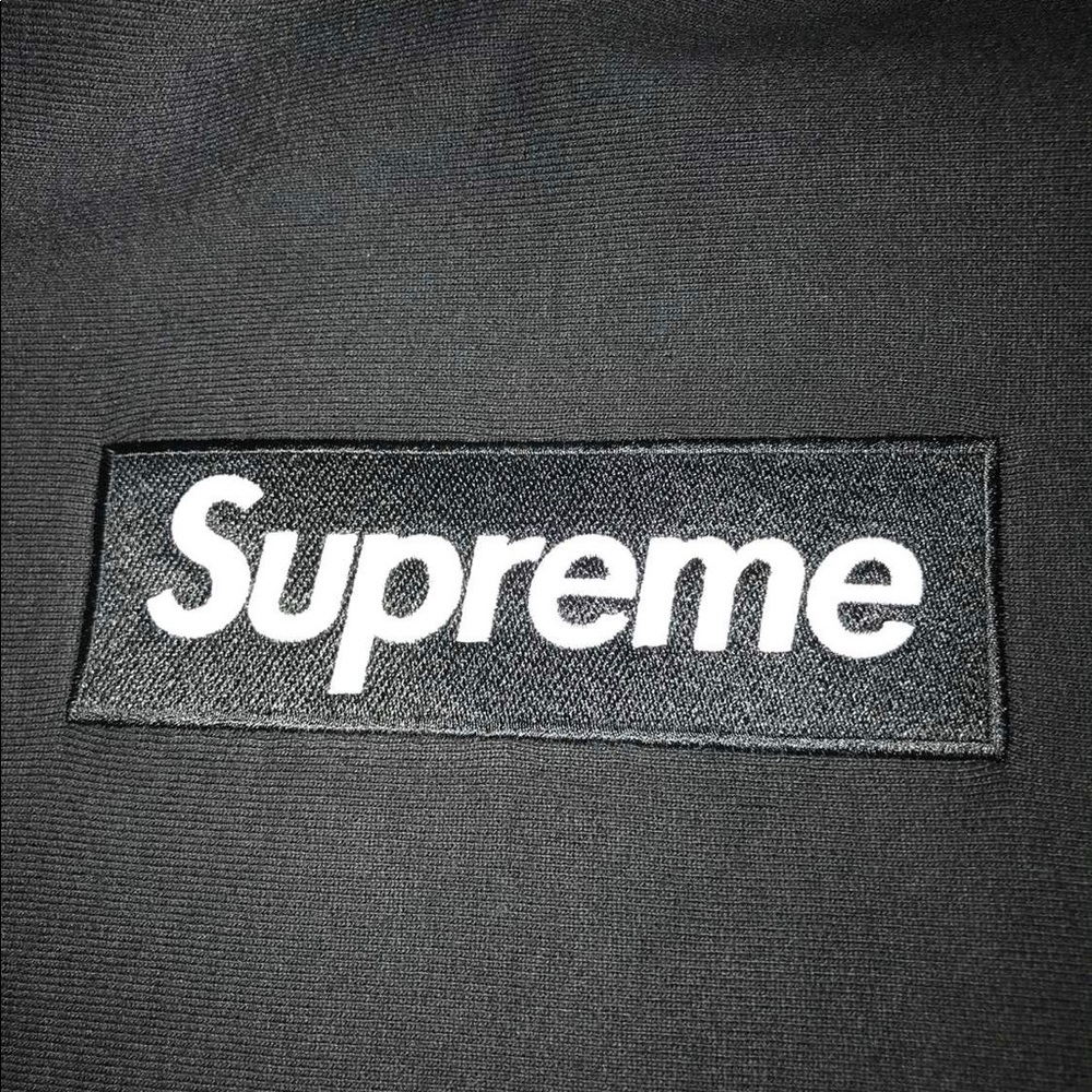 Black Supreme Box Logo Hoodie 2016